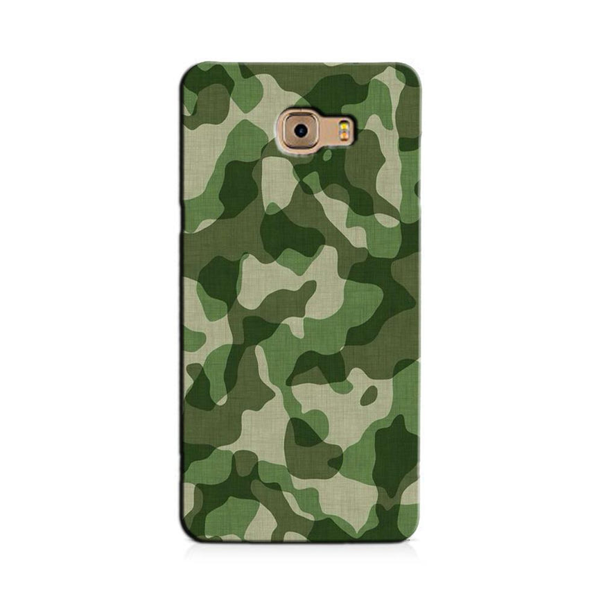 Army Camouflage Case for Galaxy C7/ C7 Pro  (Design - 106)
