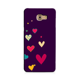 Purple Background Case for Galaxy C9/ C9 Pro(Design - 107)