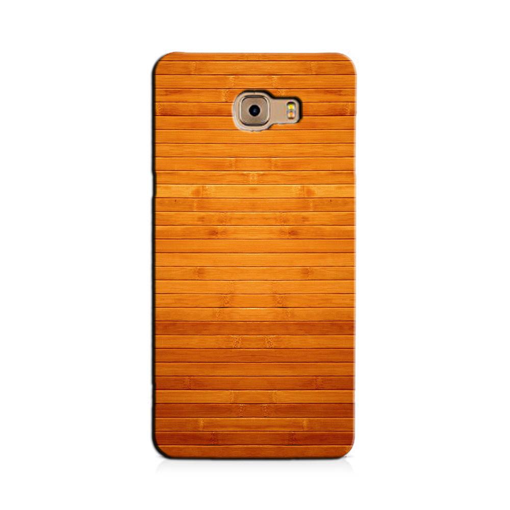 Wooden Look Case for Galaxy C9/ C9 Pro  (Design - 111)