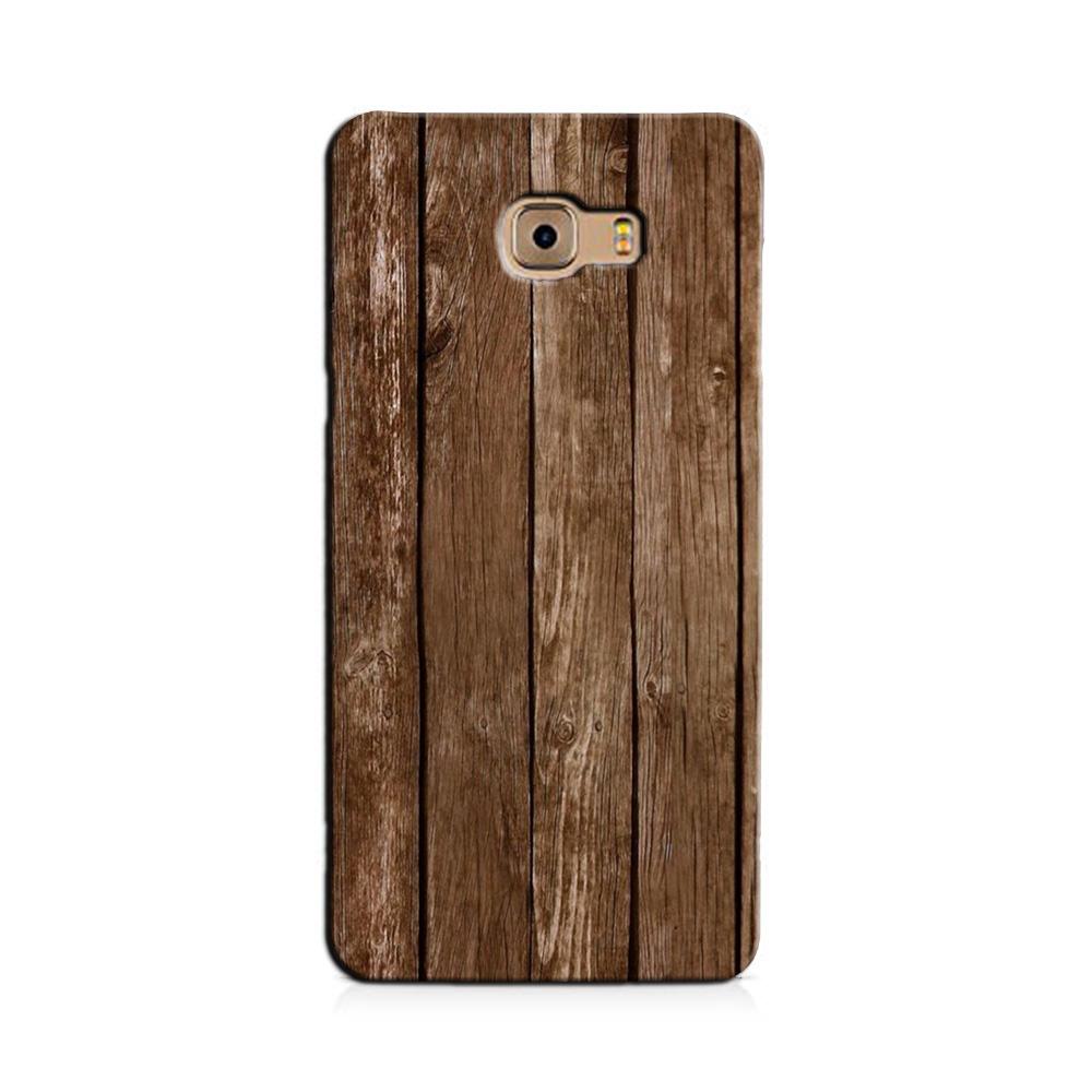 Wooden Look Case for Galaxy C7/ C7 Pro  (Design - 112)