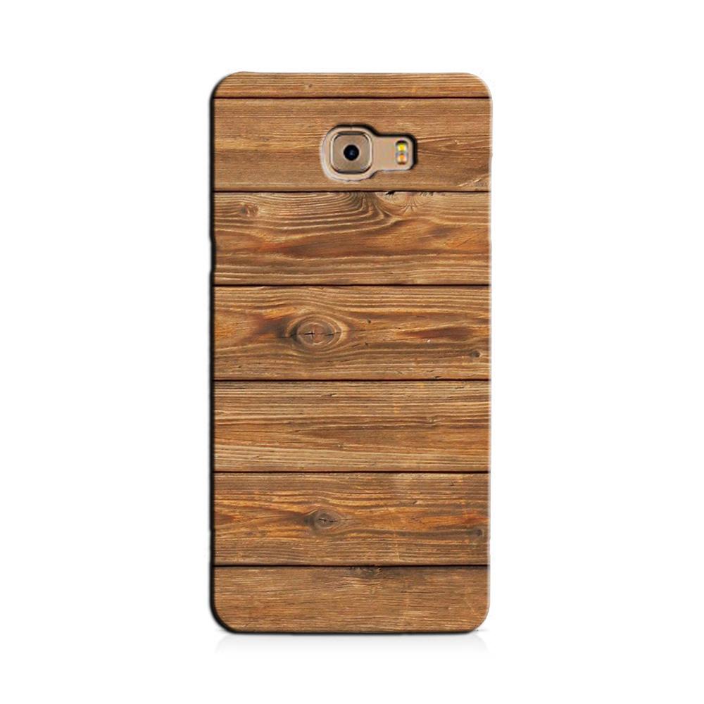 Wooden Look Case for Galaxy C7/ C7 Pro  (Design - 113)