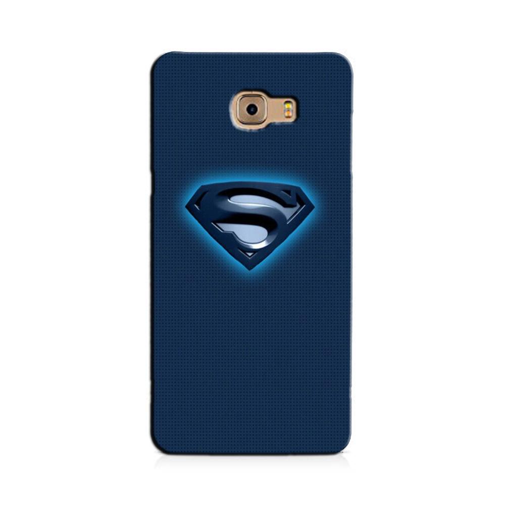 Superman Superhero Case for Galaxy C9/ C9 Pro  (Design - 117)