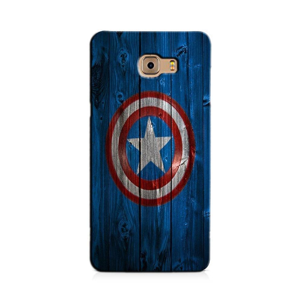 Captain America Superhero Case for Galaxy A9/ A9 Pro  (Design - 118)