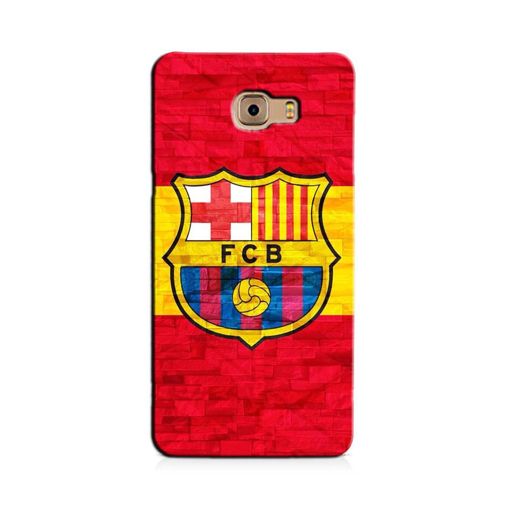 FCB Football Case for Galaxy J7 Max  (Design - 174)
