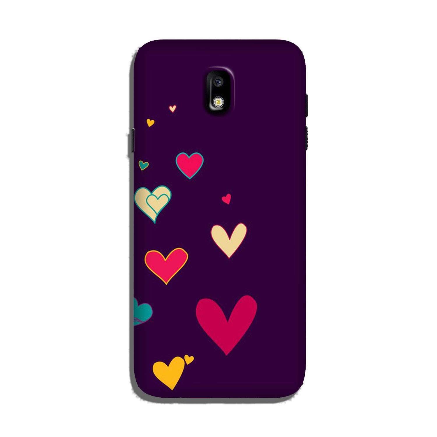 Purple Background Case for Galaxy J7 Pro  (Design - 107)