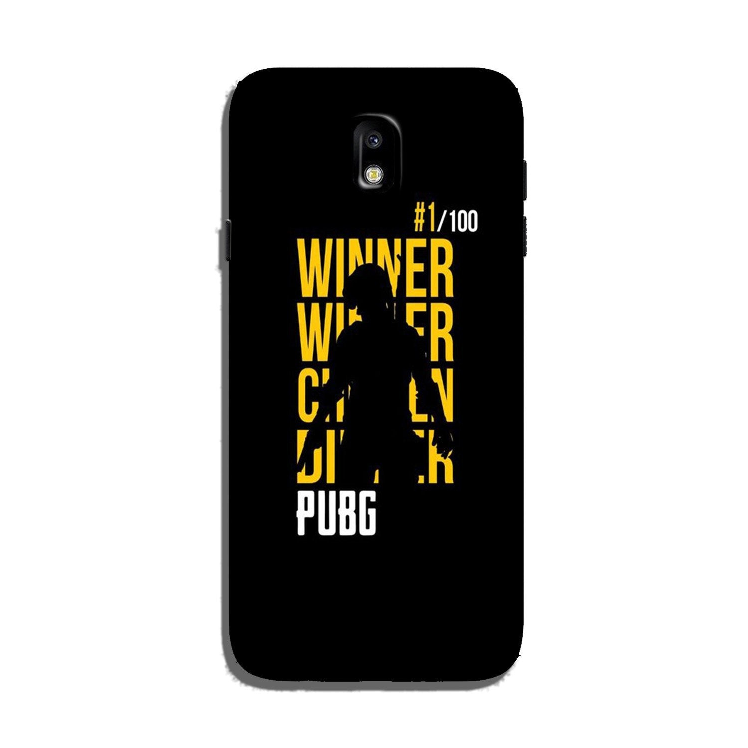 Pubg Winner Winner Case for Galaxy J7 Pro  (Design - 177)