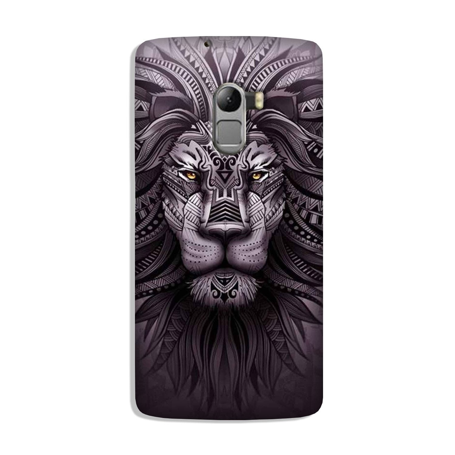 Lion Mobile Back Case for Lenovo K4 Note (Design - 315)