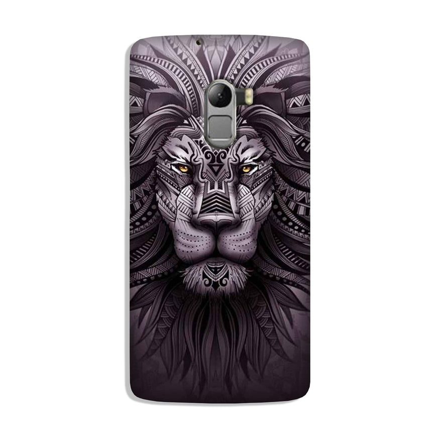 Lion Mobile Back Case for Lenovo K4 Note (Design - 315)