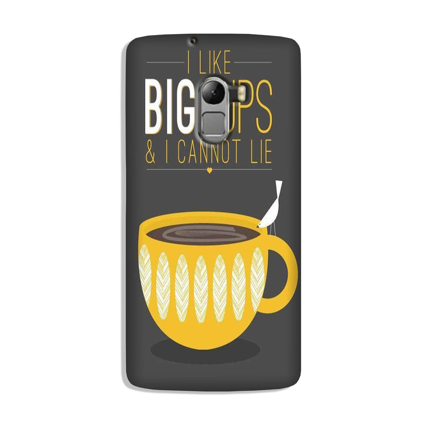 Big Cups Coffee Mobile Back Case for Lenovo K4 Note (Design - 352)