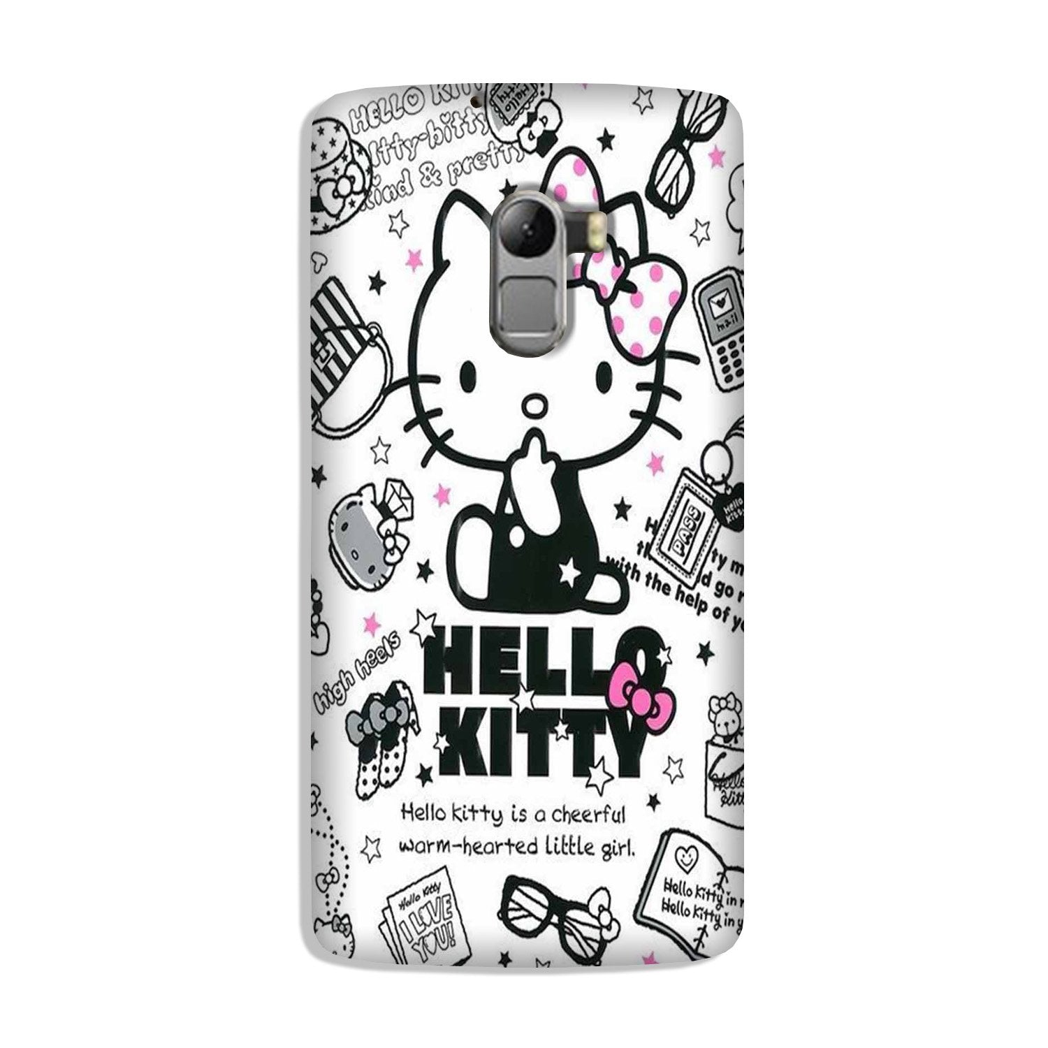 Hello Kitty Mobile Back Case for Lenovo K4 Note (Design - 361)