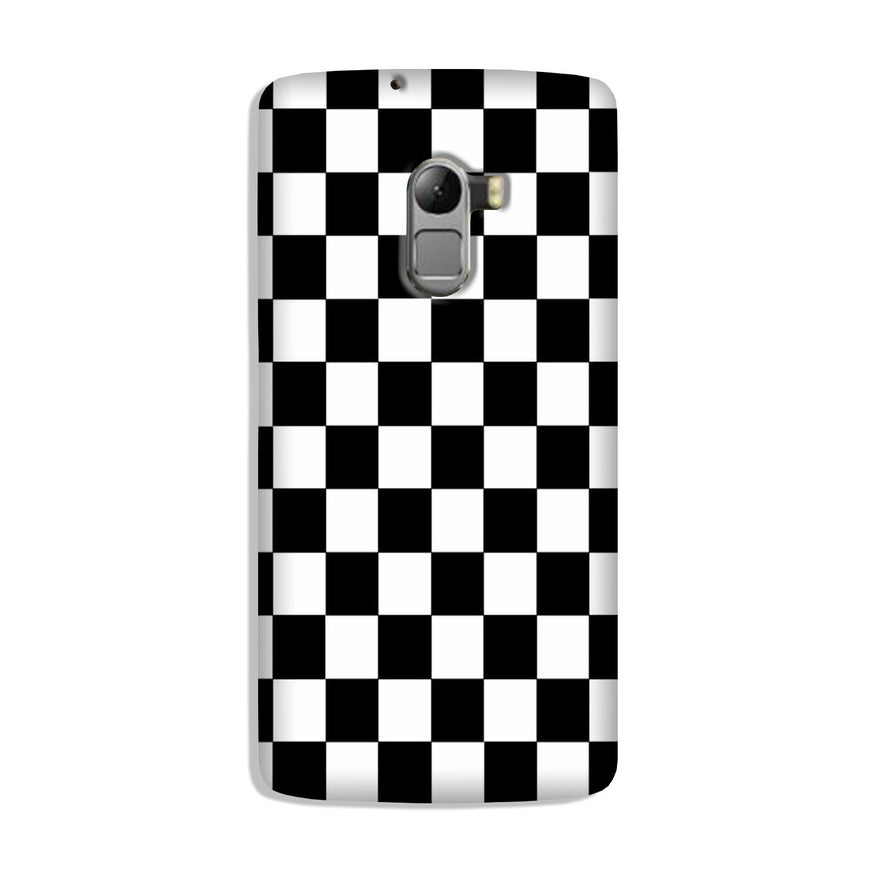 Black White Boxes Mobile Back Case for Lenovo K4 Note (Design - 372)