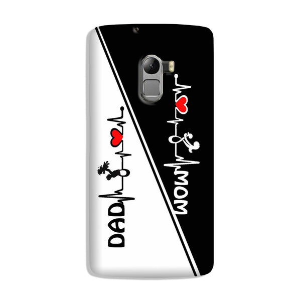 Love Mom Dad Mobile Back Case for Lenovo K4 Note (Design - 385)