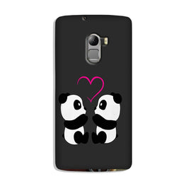 Panda Love Mobile Back Case for Lenovo K4 Note (Design - 398)