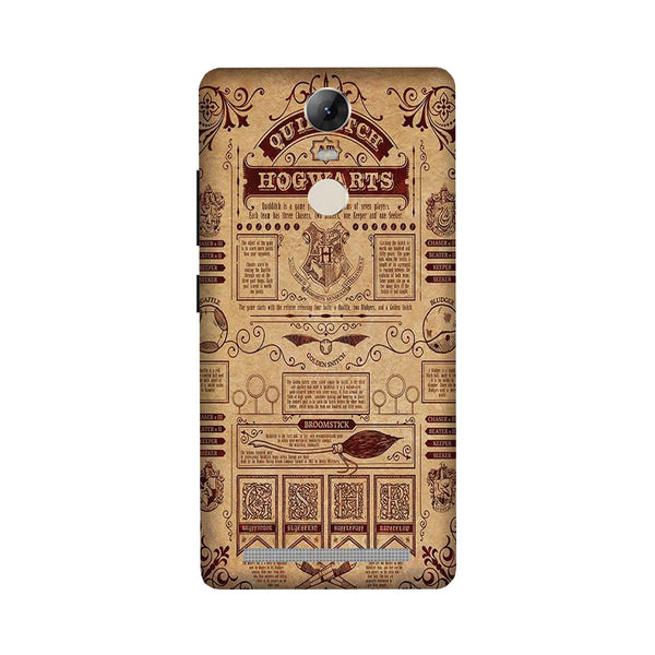 Hogwarts Mobile Back Case for Lenovo Vibe K5 Note (Design - 304)