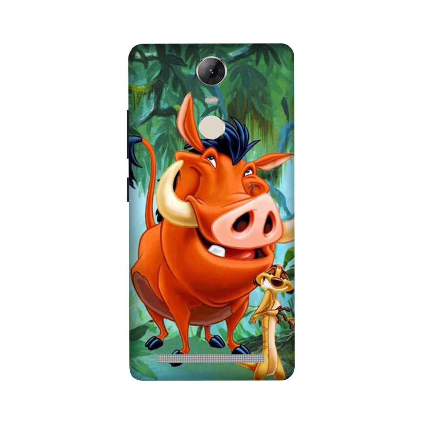 Timon and Pumbaa Mobile Back Case for Lenovo Vibe K5 Note (Design - 305)