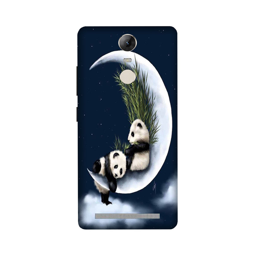 Panda Moon Mobile Back Case for Lenovo Vibe K5 Note (Design - 318)