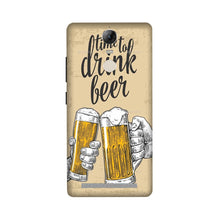 Drink Beer Mobile Back Case for Lenovo Vibe K5 Note (Design - 328)