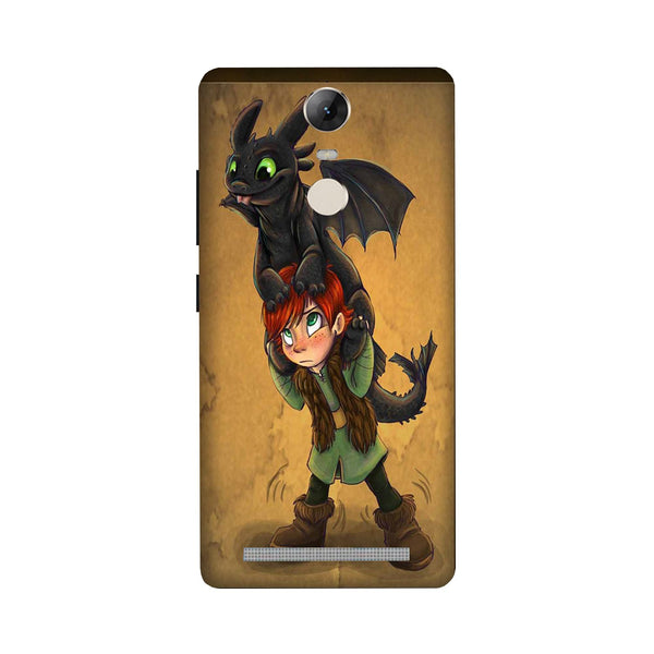 Dragon Mobile Back Case for Lenovo Vibe K5 Note (Design - 336)