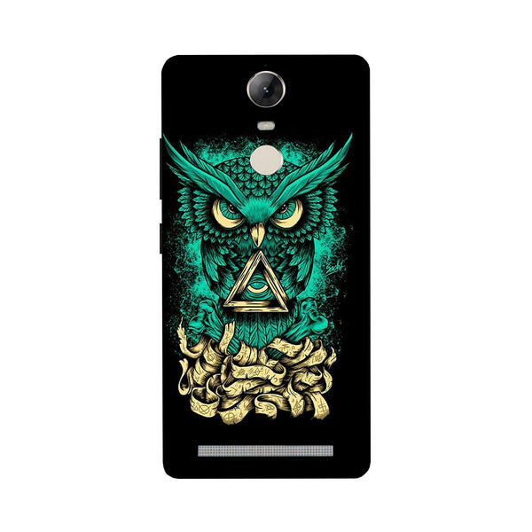Owl Mobile Back Case for Lenovo Vibe K5 Note (Design - 358)
