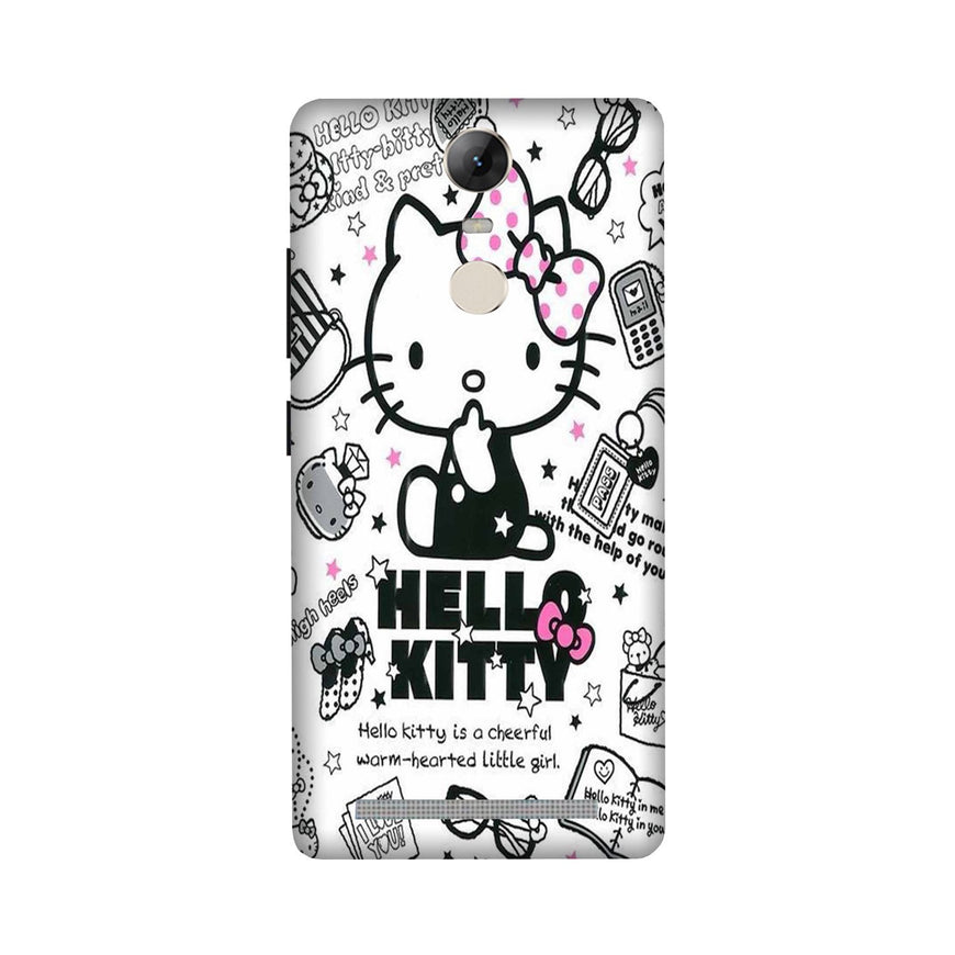 Hello Kitty Mobile Back Case for Lenovo Vibe K5 Note (Design - 361)