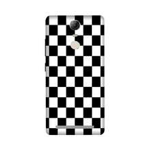 Black White Boxes Mobile Back Case for Lenovo Vibe K5 Note (Design - 372)