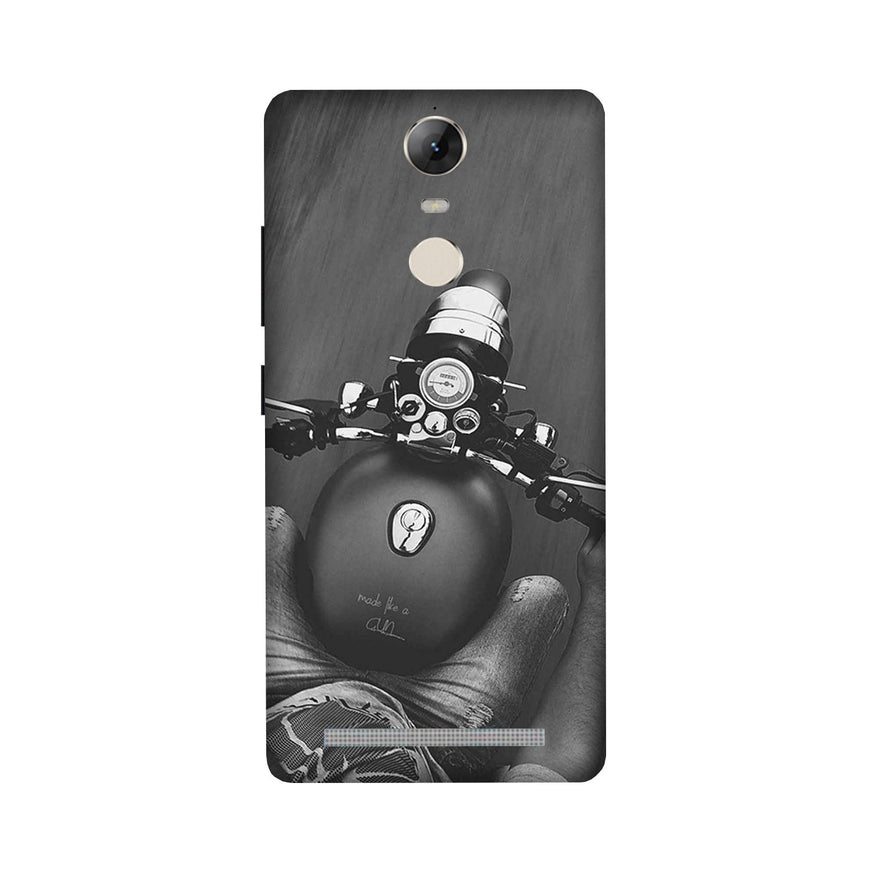 Royal Enfield Mobile Back Case for Lenovo Vibe K5 Note (Design - 382)
