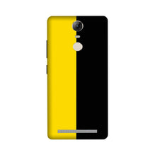 Black Yellow Pattern Mobile Back Case for Lenovo Vibe K5 Note (Design - 397)