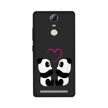 Panda Love Mobile Back Case for Lenovo Vibe K5 Note (Design - 398)