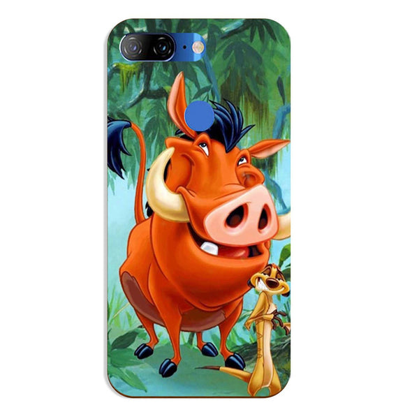 Timon and Pumbaa Mobile Back Case for Lenovo K9 / K9 Plus (Design - 305)