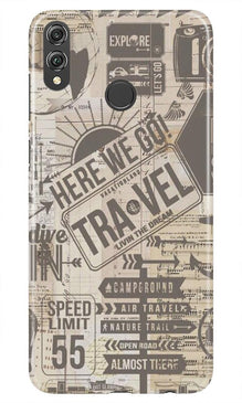 Travel Mobile Back Case for Lenovo A6 Note  (Design - 104)