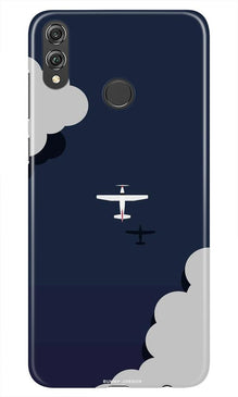 Clouds Plane Mobile Back Case for Lenovo A6 Note (Design - 196)