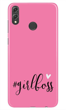 Girl Boss Pink Mobile Back Case for Lenovo A6 Note (Design - 269)