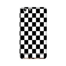 Black White Boxes Mobile Back Case for Lenovo K5 / K5 Plus (Design - 372)