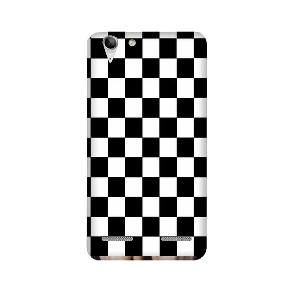 Black White Boxes Mobile Back Case for Lenovo K5 / K5 Plus (Design - 372)