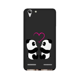 Panda Love Mobile Back Case for Lenovo K5 / K5 Plus (Design - 398)