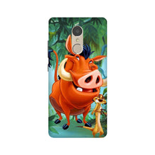 Timon and Pumbaa Mobile Back Case for Lenovo K6 Note (Design - 305)