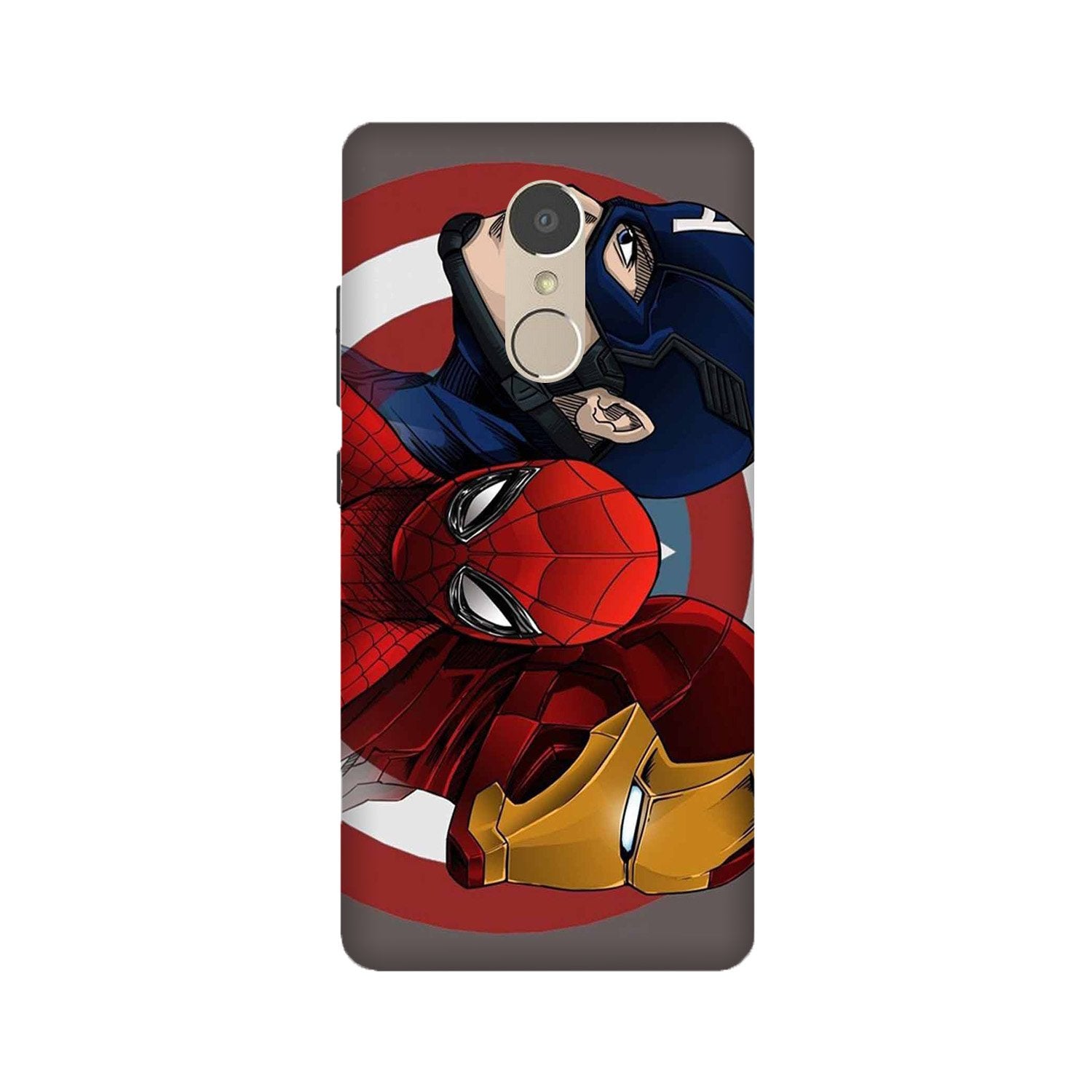 Superhero Mobile Back Case for Lenovo K6 / K6 Power (Design - 311)