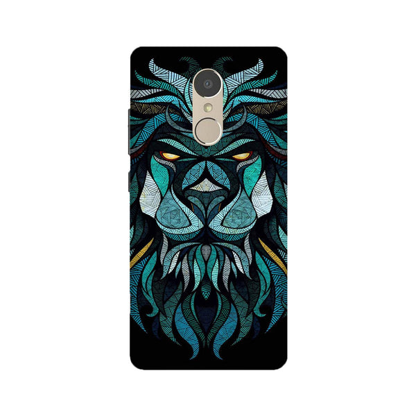 Lion Mobile Back Case for Lenovo K6 Note (Design - 314)