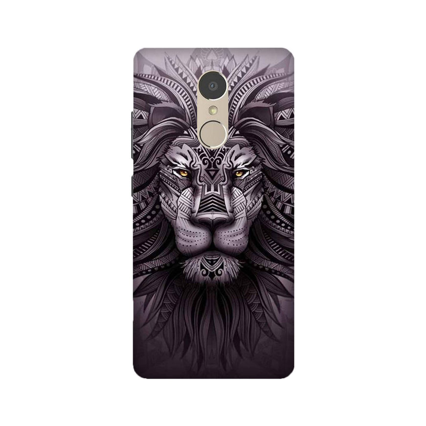 Lion Mobile Back Case for Lenovo K6 Note (Design - 315)