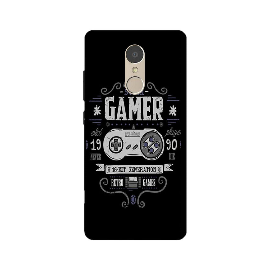 Gamer Mobile Back Case for Lenovo K6 Note (Design - 330)