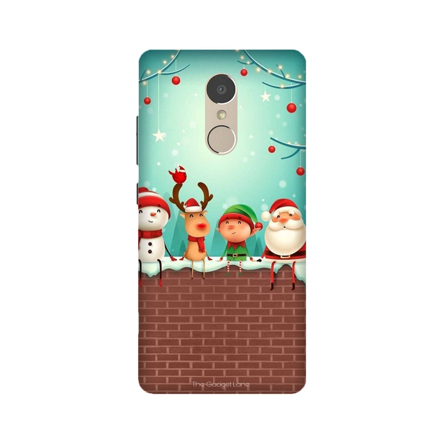 Santa Claus Mobile Back Case for Lenovo K6 Note (Design - 334)