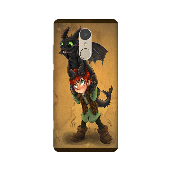Dragon Mobile Back Case for Lenovo K6 / K6 Power (Design - 336)