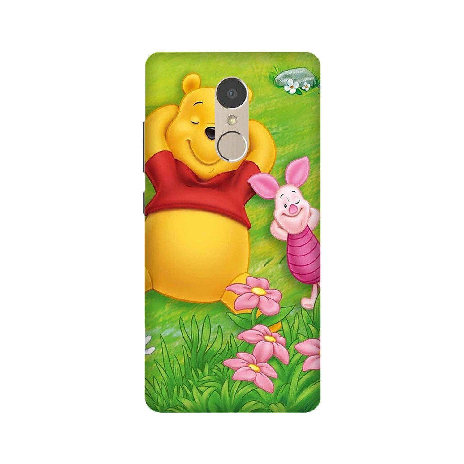 Winnie The Pooh Mobile Back Case for Lenovo K6 / K6 Power (Design - 348)