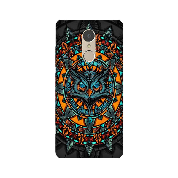 Owl Mobile Back Case for Lenovo K6 Note (Design - 360)