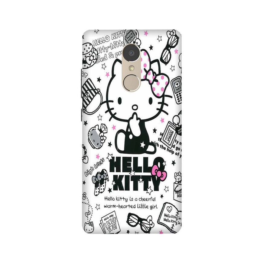 Hello Kitty Mobile Back Case for Lenovo K6 / K6 Power (Design - 361)