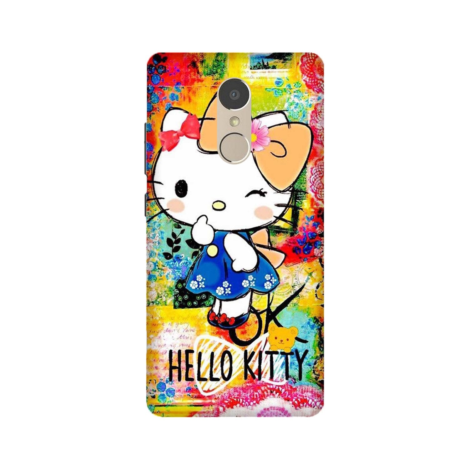 Hello Kitty Mobile Back Case for Lenovo K6 / K6 Power (Design - 362)