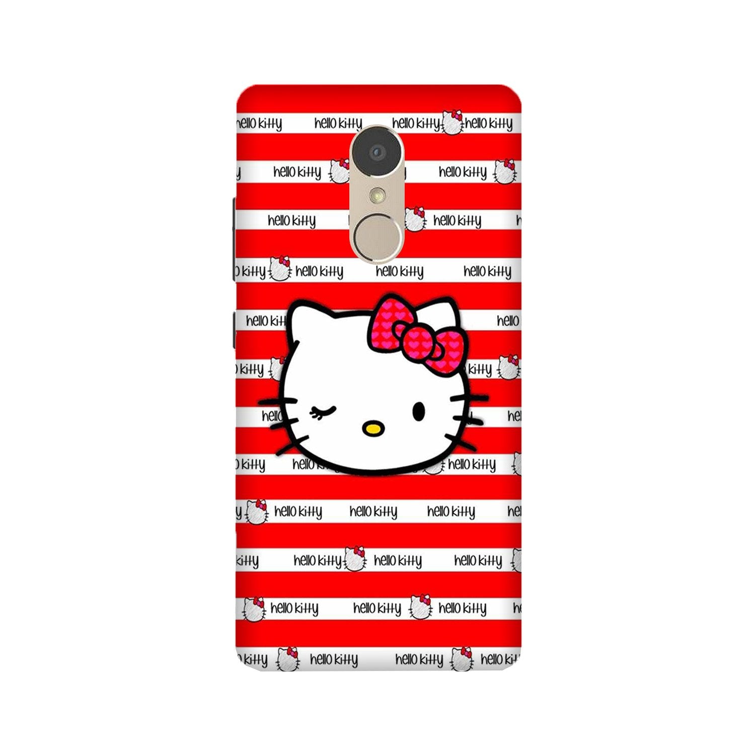 Hello Kitty Mobile Back Case for Lenovo K6 Note (Design - 364)