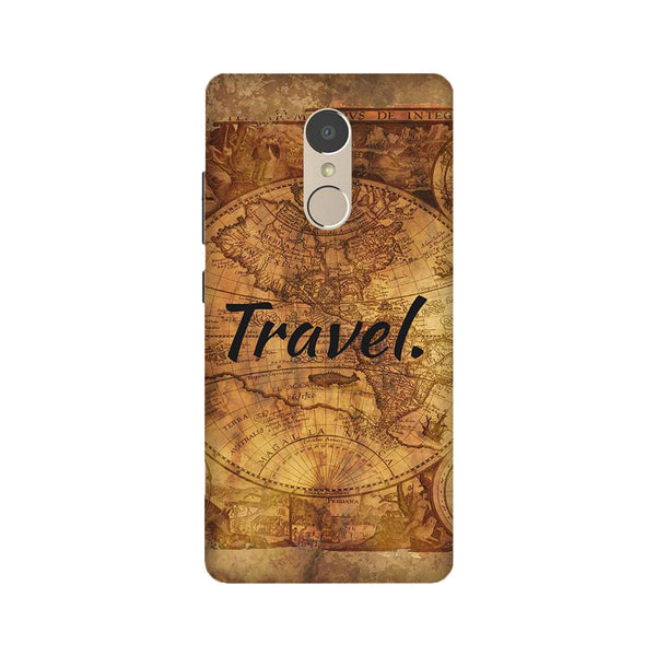 Travel Mobile Back Case for Lenovo K6 / K6 Power (Design - 375)