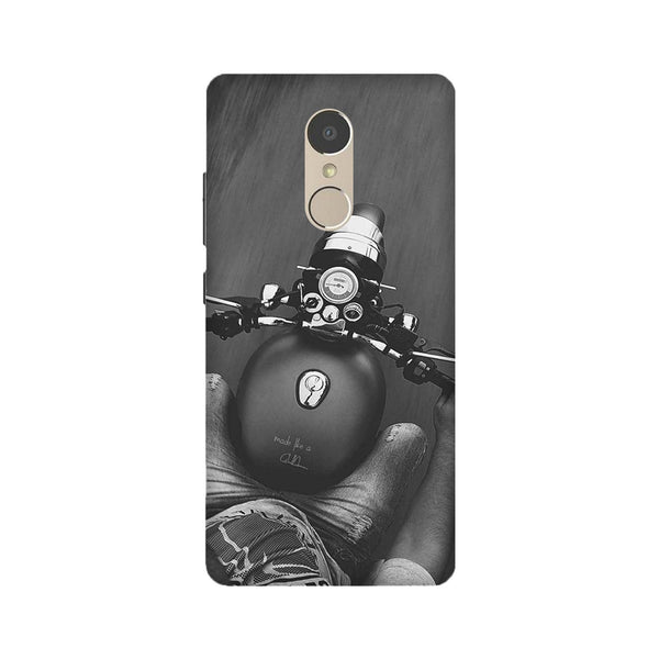 Royal Enfield Mobile Back Case for Lenovo K6 / K6 Power (Design - 382)