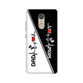 Love Mom Dad Mobile Back Case for Lenovo K6 Note (Design - 385)